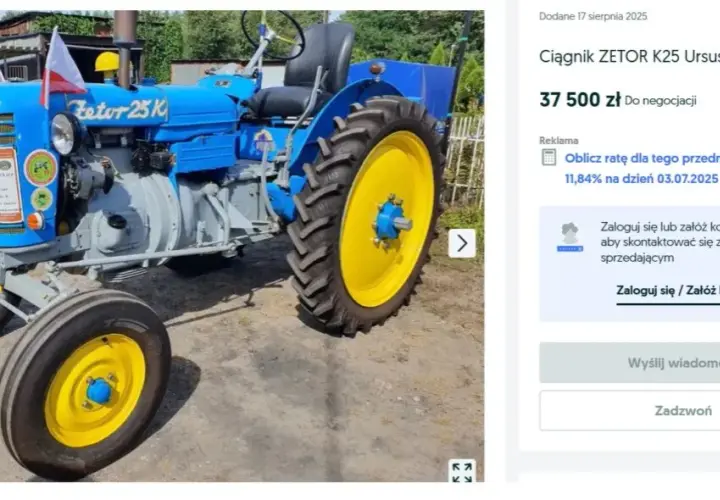 Zetor 25K: Specyfikacje, cechy i zastosowania tego modelu ciągnika