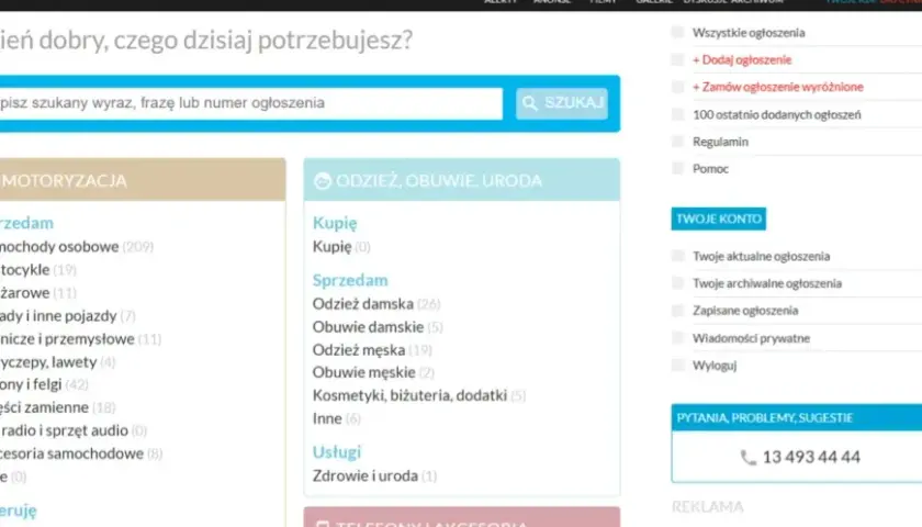  Darmowe ogłoszenia - najlepsza strona z ogłoszeniami za darmo