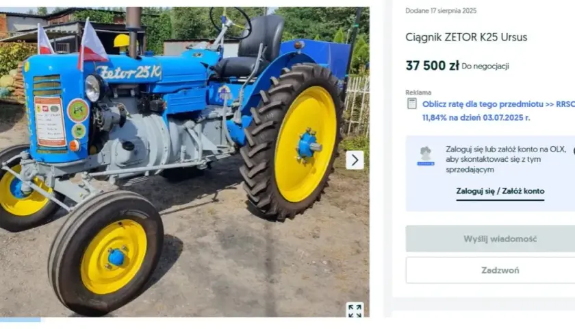 Zetor 25K: Specyfikacje, cechy i zastosowania tego modelu ciągnika